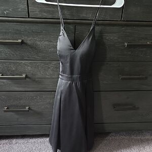 Lulu's Charcoal Mini Dress